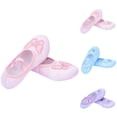thumbnail image 1 of BXJX Girls Ballet Shoes Size 11 T, Cute Breathable Soft-sole Non-slip Kids Dance Shoes with Strap Pink, 1 of 7