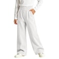 thumbnail image 1 of BXJX Girls Corduroy Pants, Outdoor Straight Leg Elastic Waist School Kids Casual Pants White Size 7-8 T, 1 of 7