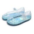 thumbnail image 1 of BXJX Girls Jelly Sandals , Closed Toe Ankle Strap Non Slip Soft Sole Summer Shoes Blue Size 11(Little Kids), 1 of 9