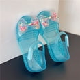 thumbnail image 1 of BXJX Girls Jelly Sandals , Waterproof Adjustable Strap Closed Toe Non Slip Kids Shoes Blue Size 8(Little Kids), 1 of 5