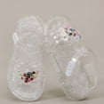 thumbnail image 1 of BXJX Girls Jelly Sandals , Waterproof Non Slip Open Toe Ankle Strap Summer Shoes White Size 8(Little Kids), 1 of 9