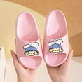thumbnail image 1 of BXJX Girls Slide Sandals, Slip-On Waterproof Open Toe Slip-Resistant Kids House Slippers Pink Size 12.5-12.5(Little Kids), 1 of 5