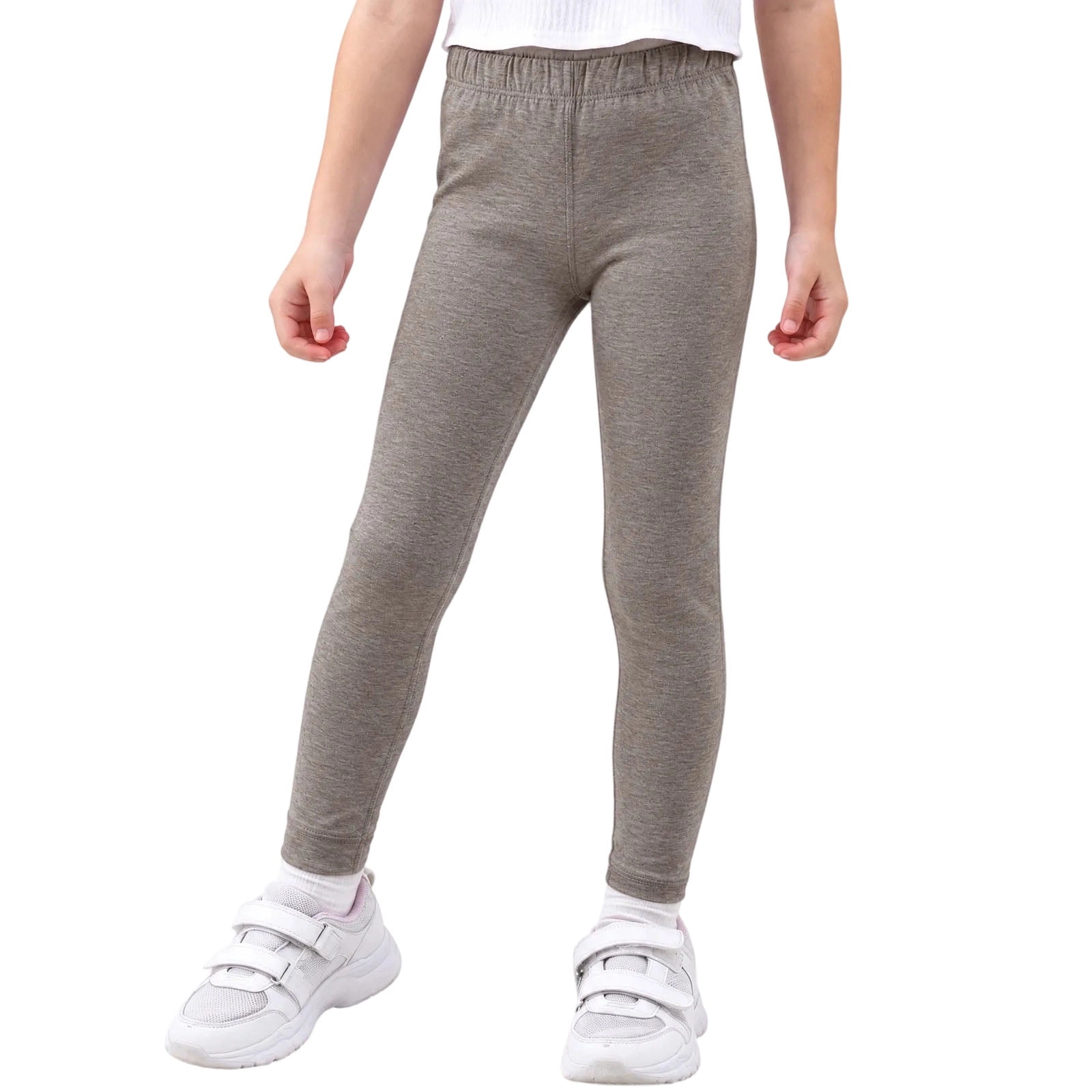 BXJX Girls Thermal Pants, Stretchy Soft Elastic Waist Base Layer ...