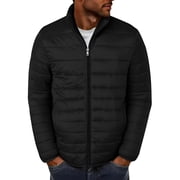 BXJX Mens Lightweight Packable Puffer Jacket- Black Size L