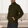 thumbnail image 1 of BXJX Men's Stand Collar Jacket- Army Green Size L, 1 of 8