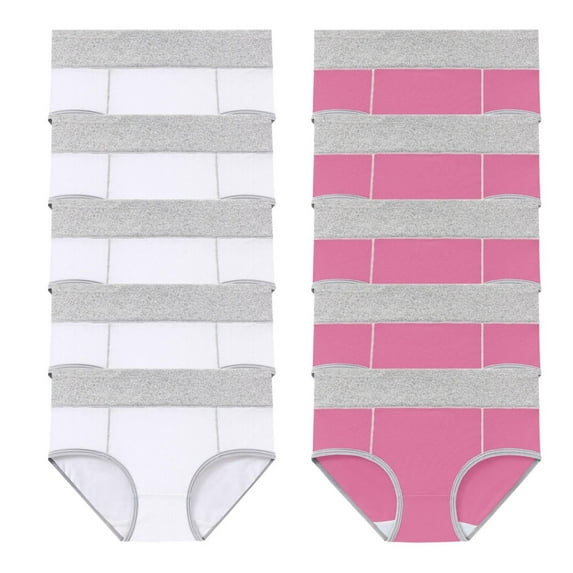 BXJX Panties for Women Cotton Plus Size Hip Lifting High Waisted Seamless Underwear Underpants White Size 3XL