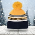 thumbnail image 1 of BXJX Warm Beanie Hats for Men Women- Fleece Lined Beanie Ski Cap Knit Cuffed Unisex Fashion Warm Winter Caps Yellow Size Free Size, 1 of 3