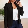thumbnail image 1 of BXJX Women's Cropped Cardigans- Open Front Long sleeved Slim Fit Lightweight Cardigan Sweaters for Women Black Size XL, 1 of 7