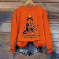 thumbnail image 1 of BXJX Women's Round Neck Christmas Print Sweatshirt- Casual Winter Loose Fit Holiday Christmas Pullover Tops Orange Size XL, 1 of 8