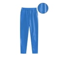 thumbnail image 1 of BXJX Women's Solid Jogger Pants- Casual Elastic Cuff Drawstring Waist Fitness & Lounge Running Trousers with Pockets Light Blue Size XL, 1 of 5