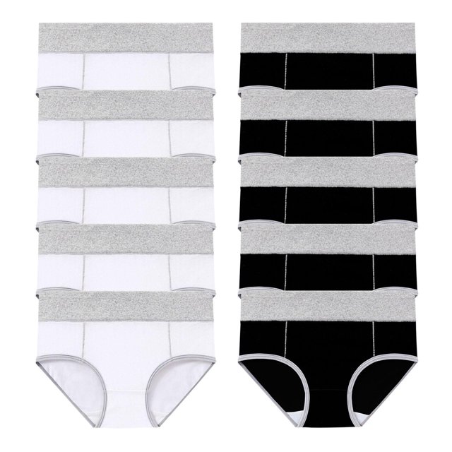 BXJX Womens Underwear Packs Cotton HighRise Hip Lifting Plus Size