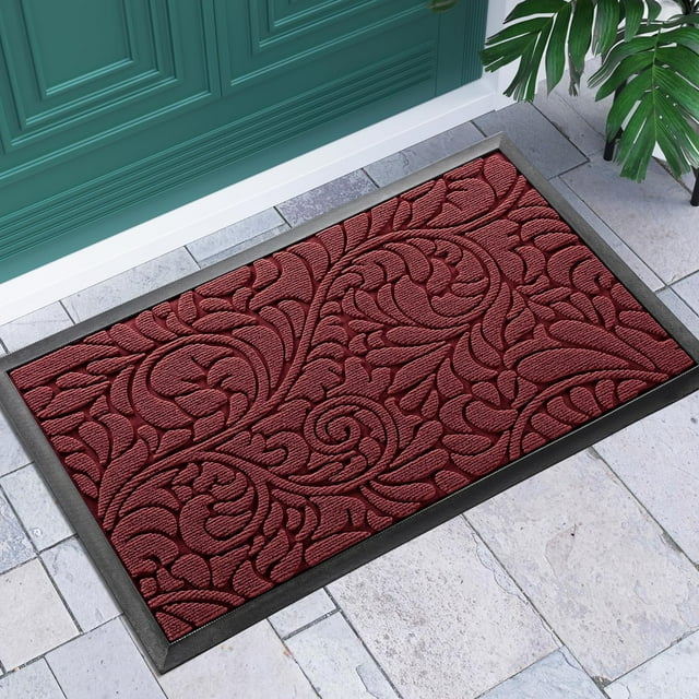 BXSM Door Mats Outdoor Indoor, Easy Clean Outside Doormats for Outdoor