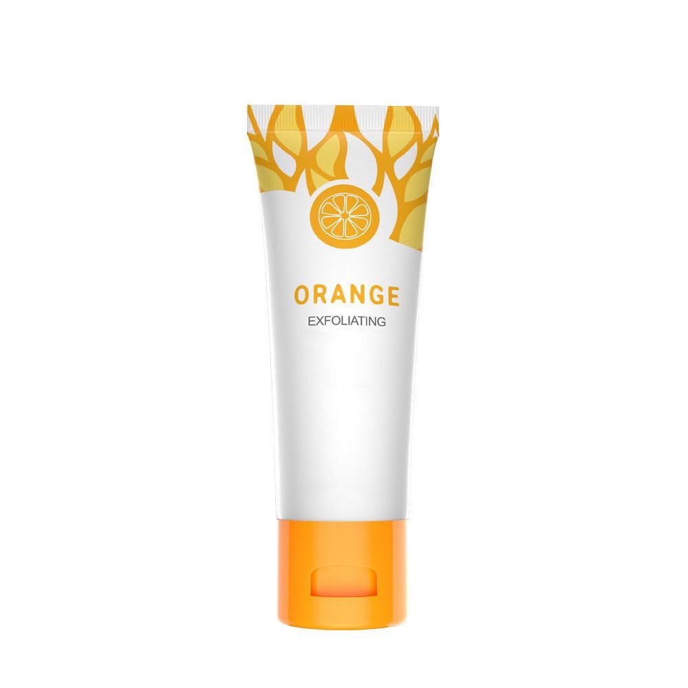 BXSM Orange Exfoliating Gel, Face and Body Exfoliating Deep Cleansing