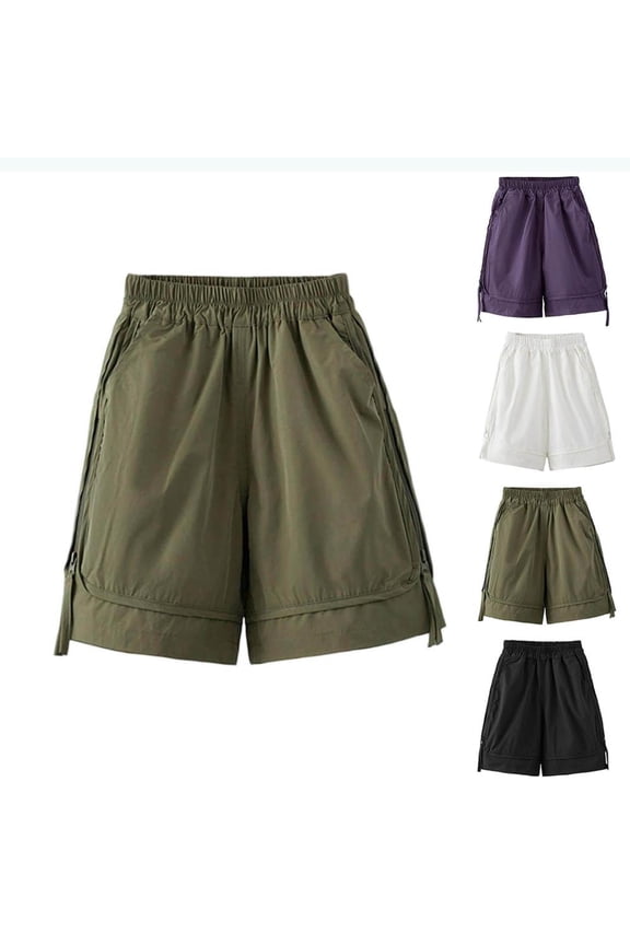 Boys Workwear Casual Shorts Coolweave Cavalry Twill Lightweight Breathable Straight Leg Mid Length Pants for Summer Daily Wear