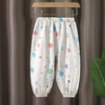 thumbnail image 1 of BXSRUTA Boys and Girls Mosquito Repellent Pants Breathable Loose Fit Quick Dry Silk Summer Casual Pants for Toddler Baby Kids, 1 of 6