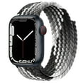 thumbnail image 1 of BXUXOHS (1/3Pack) Braided Solo Loop for Apple Watch Bands 44mm 45mm 40mm 49mm 38mm 41mm 42mm for Women Men, Elastic Adjustable Velcro Nylon Sport Strap for iWatch Series Ultra SE 8 7 6 5 4 3 2 1 Nike, 1 of 9