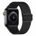 thumbnail image 1 of BXUXOHS (1/4Pack) Scrunchie Braided Solo Loop for Apple Watch Bands 44mm 45mm 38mm 40mm 41mm 42mm 49mm  Elastic Sport Nylon Strap Wristbands Replacement 
 for iWatch Series Ultra 8 7 SE 6 5 4 3 2 1, 1 of 7