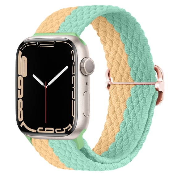 BXUXOHS (1Pack/3Pack) Compatible with Apple Watch Braided Solo Loop Bands 44mm 40mm 38mm 45mm 49mm 42mm 41mm Adjustable Sport Loop Nylon Scrunchie Bands Strap for iWatch Series Ultra 9 8 7 SE 6 5 4 3