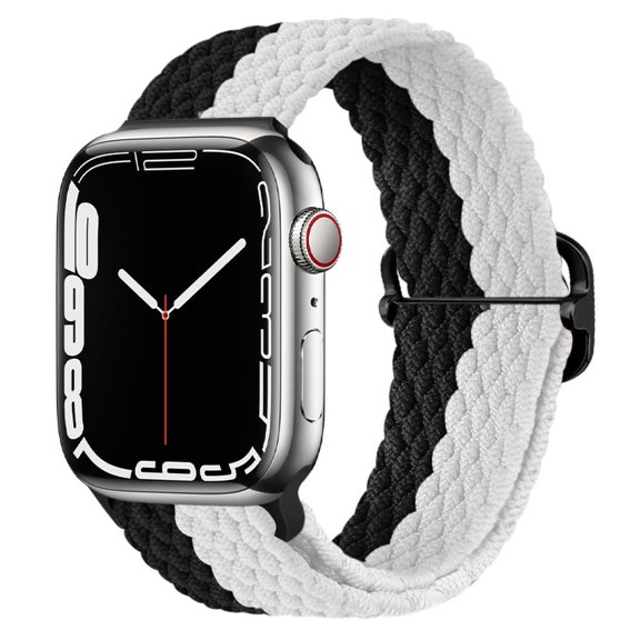 BXUXOHS (1Pack/3Pack) Compatible with Apple Watch Braided Solo Loop Bands 44mm 40mm 38mm 45mm 49mm 42mm 41mm Adjustable Sport Loop Nylon Scrunchie Bands Strap for iWatch Series Ultra 9 8 7 SE 6 5 4 3