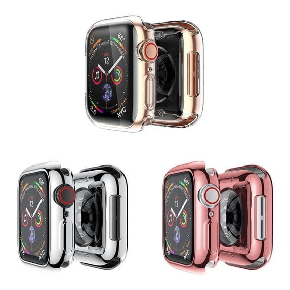 BXUXOHS (1Pack/3Pack) Soft Cover for Apple Watch Case Ultra 49mm 45mm 41mm 38mm 44mm 40mm 42mm Soft TPU Screen Protector Shell SProtective Bumper Accessories for iWatch Series Ultra 8 7 6 SE 5 4 3 2 1