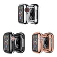 thumbnail image 1 of BXUXOHS (1Pack/3Pack) Soft Cover for Apple Watch Case Ultra 49mm 45mm 41mm 38mm 44mm 40mm 42mm Soft TPU Screen Protector Shell SProtective Bumper Accessories for iWatch Series Ultra 8 7 6 SE 5 4 3 2 1, 1 of 10