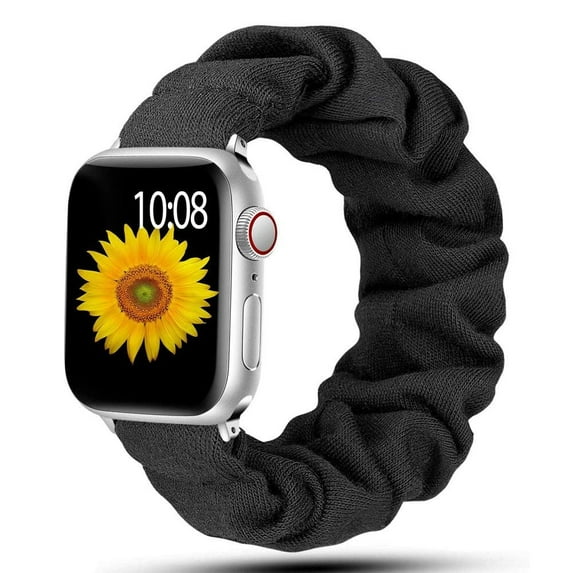 BXUXOHS (1Pack/4Pack) Women Scrunchie Band for Apple Watch Bands for 38mm 40mm 41mm 42mm 44mm 45mm 49mm Printed Solo Loop Wristbands Nylon Bands Accessories for iWatch Series 8 7 SE 6 5 4 3 2 1 Nike