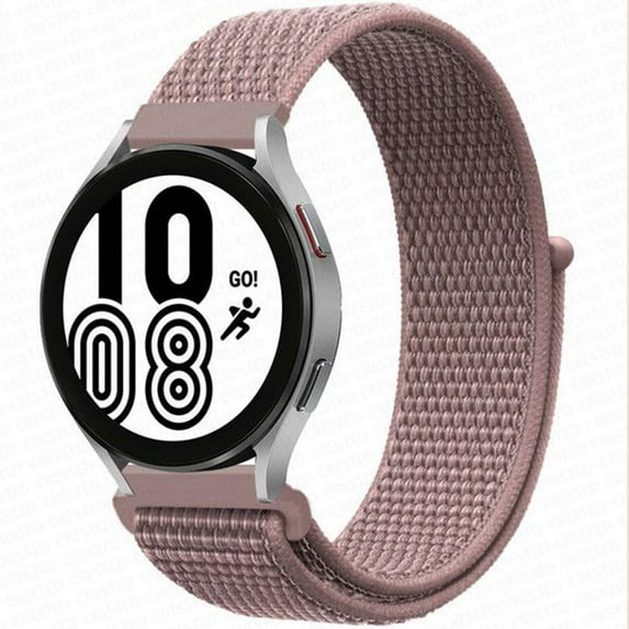 BXUXOHS 20mm 22mm Band for Samsung Galaxy Watch 6 5 4 40mm 44mm/ 6 Classic 43mm 47mm 46mm 42mm/ Active 2 3, Braided Velcro Nylon Loop Strap for Amazfit watch Garmin watch