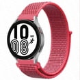 thumbnail image 1 of BXUXOHS 20mm 22mm Band for Samsung Galaxy Watch 6 5 4 40mm 44mm/ 6 Classic 43mm 47mm 46mm 42mm/ Active 2 3, Braided Velcro Nylon Loop Strap for Amazfit watch Garmin watch, 1 of 15