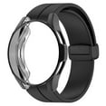 thumbnail image 1 of BXUXOHS 20mm Band and Case Compatible with Samsung Galaxy Galaxy Watch 5 4 40mm 44mm/ Watch 4 classic 46mm 42mm Women Men / Smartwatch Sport Silicone Strap and watch cover (Without film), 1 of 7
