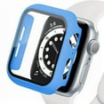 thumbnail image 1 of BXUXOHS Compatible with Apple Watch Case Series Ultra 49mm 8 7 SE 6 5 4 3 2 1 , Hard PC Bumper with Tempered Glass Screen Protectors Cover Accessories for iWatch  49mm 45mm 38mm 44mm 40mm 42mm 41mm, 1 of 9