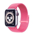 thumbnail image 1 of BXUXOHS Compatible with Braided Solo Loop Apple Watch Band 44mm 40mm 45mm 38mm 42mm  41mm 49mm Ultra for Women Men, Elastic Band Nylon Wristbands Bracele Strap for iWatch Series 8 7 SE 6 5 4 3 2 1, 1 of 11