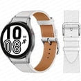 thumbnail image 1 of BXUXOHS Compatible with Samsung Galaxy 6 5 4 40mm 44mm/ 4 Classic 42mm 46mm/ 6 Classic 43mm 47mm/ Galaxy Watch 5 Pro 45mm 20mm Band No Gap UP Leather Wristbands, 1 of 12