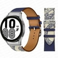 thumbnail image 1 of BXUXOHS Compatible with Samsung Galaxy 6 5 4 40mm 44mm/ 4 Classic 42mm 46mm/ 6 Classic 43mm 47mm/ Galaxy Watch 5 Pro 45mm 20mm Band No Gap UP Leather Wristbands, 1 of 12