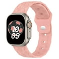 thumbnail image 1 of BXUXOHS Engraved Pattern Sport Bands Compatible with Apple Watch Band iWatch Band 49mm 45mm 44mm 42mm 41mm 40mm 38mm Men Women,  Silicone Wristbands for iWatch Series 9 8 7 6 5 4 3 2 1 SE Ultra, 1 of 8