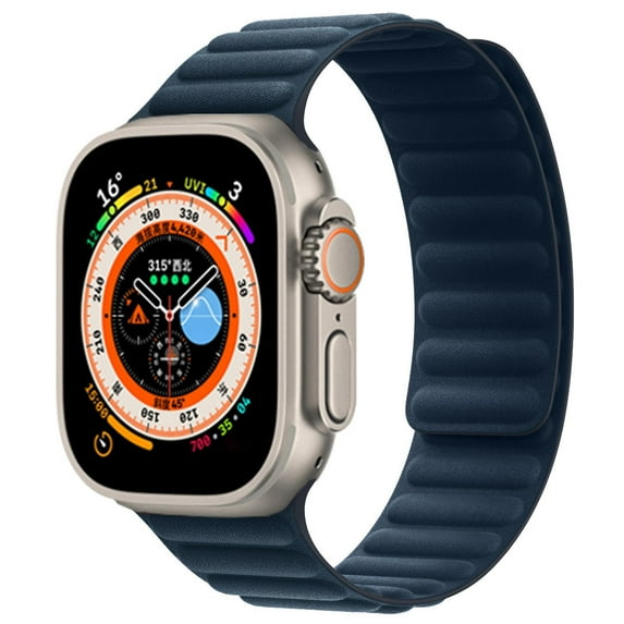 BXUXOHS FineWoven Magnetic Link Band Compatible with Apple Watch Band 49mm 45mm 44mm 42mm, Woven Loop Strap Magnet for iWatch Ultra 2 / Ultra/SE 2 / SE/Series 9 8 7 6 5 4 3 2 1