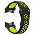 thumbnail image 1 of BXUXOHS No Gap 20mm Strap for Samsung Galaxy Watch 6/6 Classic/5/5 Pro/4/4 Classic 40mm 44mm 45mm 46mm 43mm 47mm Adjustable Silicone Bracelet Sport Wristband Women Men, 1 of 12