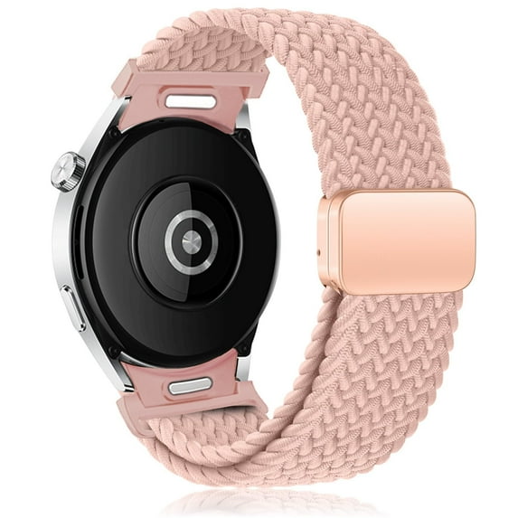 BXUXOHS No Gap Braided 20mm Band for Samsung Galaxy Watch 6 5 4 Band 40mm 44mm Watch 5 Pro 45mm,20 mm Magnetic Woven strap for galaxy Watch 6 classic bands 43mm 47mm /4 classic 42mm 46mm Women men