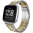 thumbnail image 1 of BXUXOHS Metal Band Compatible with Fitbit Versa 2, Versa, Versa Lite Edition,Stainless Steel Strap Replacement Business Bracelet Compatible with Fitbit Versa Smartwatch, 1 of 11
