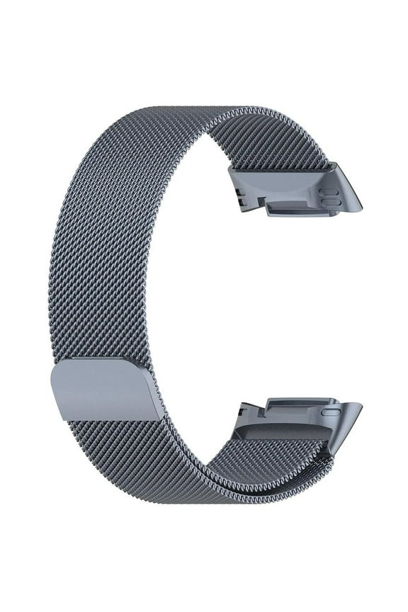Milanese Loop Bands for Fitbit Charge 5/Charge 6 Band for Women Men, Adjustable Stainless Steel Metal Mesh Wristbands Replacement Straps for Charge 5/6 Activity Tracker