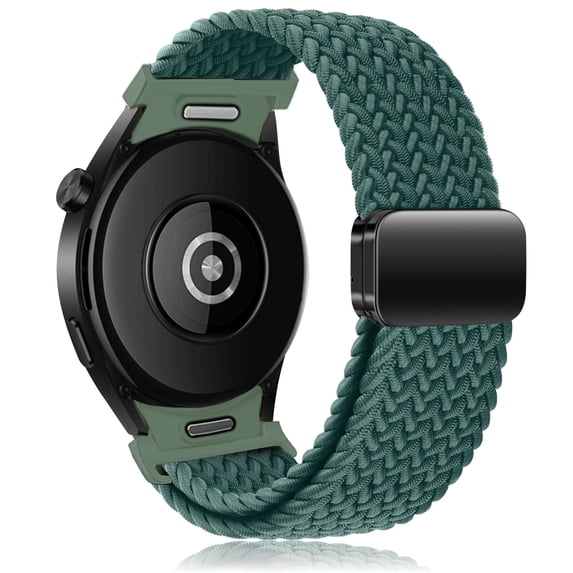 BXUXOHS No Gap Braided 20mm Band for Samsung Galaxy Watch 6 5 4 Band 40mm 44mm Watch 5 Pro 45mm,20 mm Magnetic Woven strap for galaxy Watch 6 classic bands 43mm 47mm /4 classic 42mm 46mm Women men