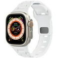 thumbnail image 1 of BXUXOHS Silicone Sport Bands Compatible with Apple Watch Bands iWatch Bands 49mm 45mm 44m 41mm 42mm 40mm 38mm Men, Sport Strap Replacement Apple Watch Series 9 8 7 SE 6 5 4 3 Ultra 2, 1 of 12