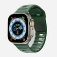 thumbnail image 1 of BXUXOHS Silicone Sport Bands Compatible with Apple Watch Bands iwatch Bands Ultra 49mm 45mm 44mm 40mm 41mm 38mm 42mm Women Men, Adjustable Sport Wristbands for iWatch Series 9 8 7 SE 6 5 4 3 2 1, 1 of 12