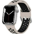 thumbnail image 1 of BXUXOHS Sport Bands Compatible with Apple Watch Band iWatch Bands 49mm 45mm 44mm 42mm 41mm 40mm 38mm Women Men, Adjustable Soft Silicone Sport Band for iWatch Series 9 8 7 6 5 4 3 2 1 SE Ultra, 1 of 13