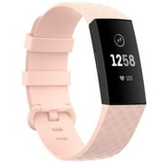 BXUXOHS Waterproof Silicone Sport Bands Compatible with Fitbit Charge 4/ Fitbit Charge 3/ Charge3 SE, Replacement Wristbands for Women Men Small Large