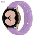 thumbnail image 1 of ALMNVO Band Compatible with Samsung Galaxy Watch 4 Band 40mm 44mm, Galaxy Watch 4 Classic Band 42mm 46mm, 20mm Adjustable Silicone Sport Strap Replacement Band for Galaxy Watch 4 Women Men, 1 of 7