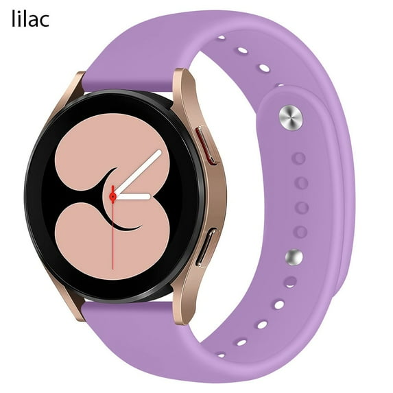 ALMNVO Band Compatible with Samsung Galaxy Watch 4 Band 40mm 44mm, Galaxy Watch 4 Classic Band 42mm 46mm, 20mm Adjustable Silicone Sport Strap Replacement Band for Galaxy Watch 4 Women Men