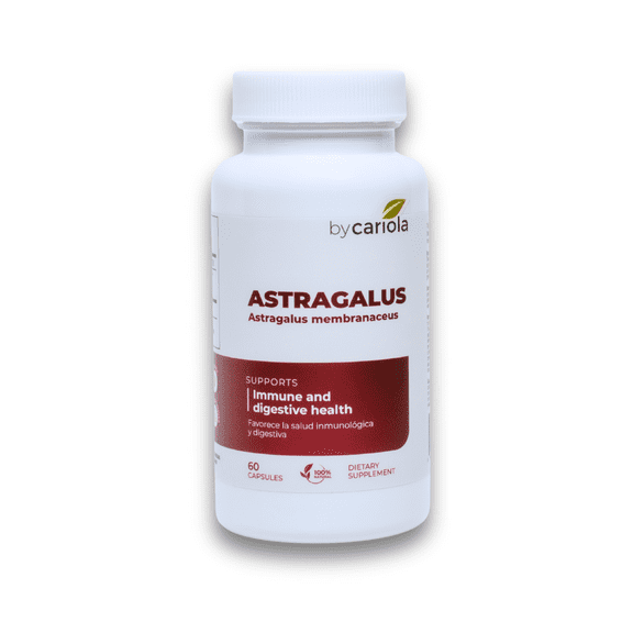 BY CARIOLA Astragalus Immune and Digestive Support Supplement 60 Caps - Immune Support - Support Digestion - Improve Energy - Natural Formula