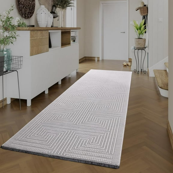 BY COCOON Kitchen Rugs 2x10 Washable Runner Rug for Laundry Room Bathroom Runners for Hallways Bedroom Entryway with Non Slip Backing