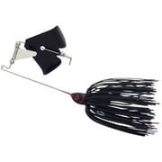 Booyah Buzz-BLK/Black Buzzbait Lure with 55-Strand Bio-Flex Skirt
