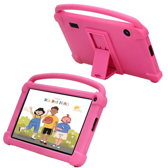 BYANDBY Tablet for Kids 7 inch Android 12.0 Tablet, 4GB+32GB ROM (1TB Expand)PINK